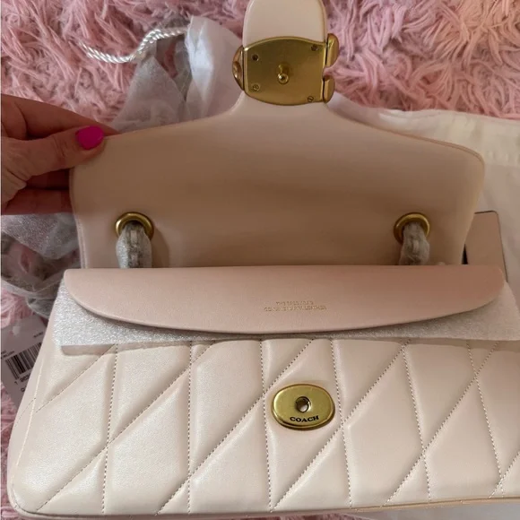 🩷 Brand New with Tags: Coach Tabby Bag with Pillow Quilting in Blush! Sold out! - Picture 9 of 14